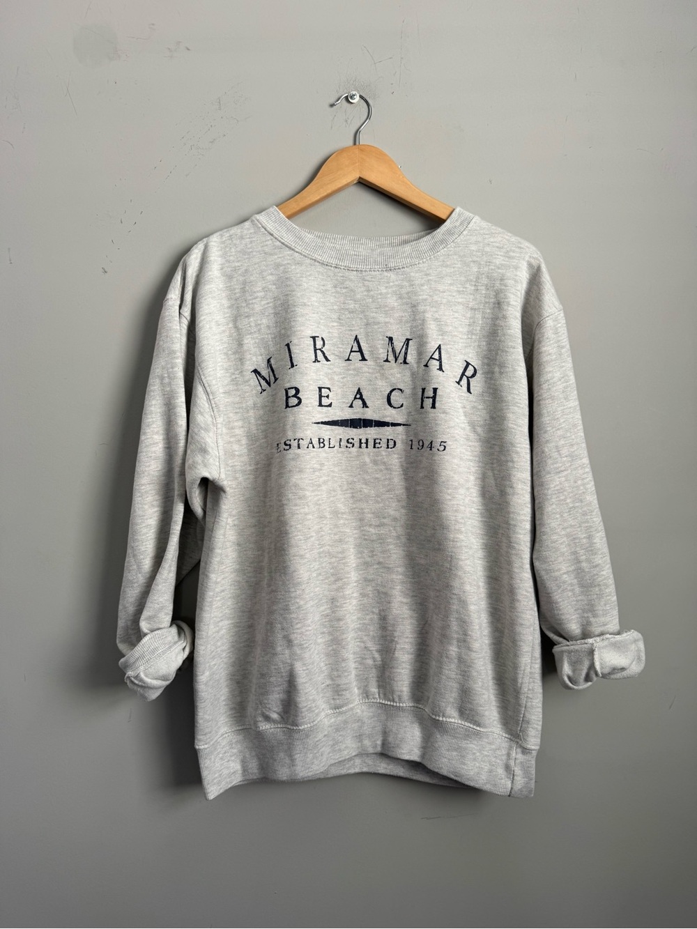 Light Gray Crew Sweatshirt